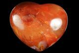 Colorful Carnelian Agate Heart #167344-1